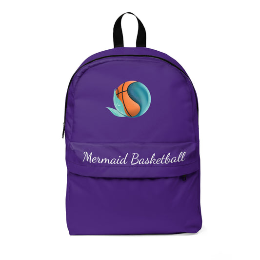 Mermaid Basketball Logo Backpack