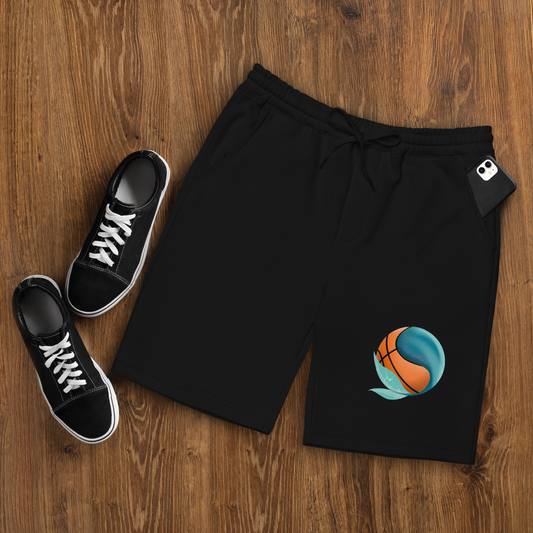 Men's Mermaid Basketball Logo Fleece Shorts